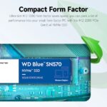 Western Digital WD Blue SN570 1TB 500GB 250GB 2TB SSD PCIe3.0*4 m.2 2280 Internal Solid State Drive For laptops PC Original_1 5