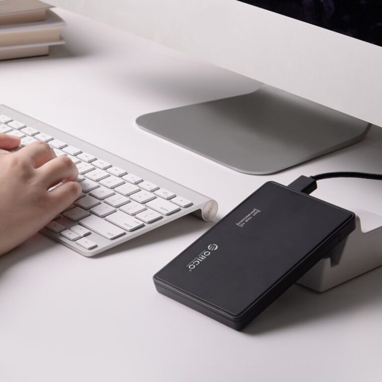 ORICO 2.5 inch External Hard Drive Enclosure USB3.0 to SATA HDD Case Compatible with 2.5 inch 7mm-9mm HDD / SSD up to 2TB 2