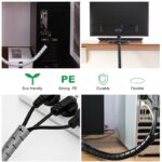 1pc Cable Sleeves 2m Cable Sheath Cable Cord Wire Organizer PC TV Winding Tube Pipe Make The Wire Succinct Electrical Equipment_1 4