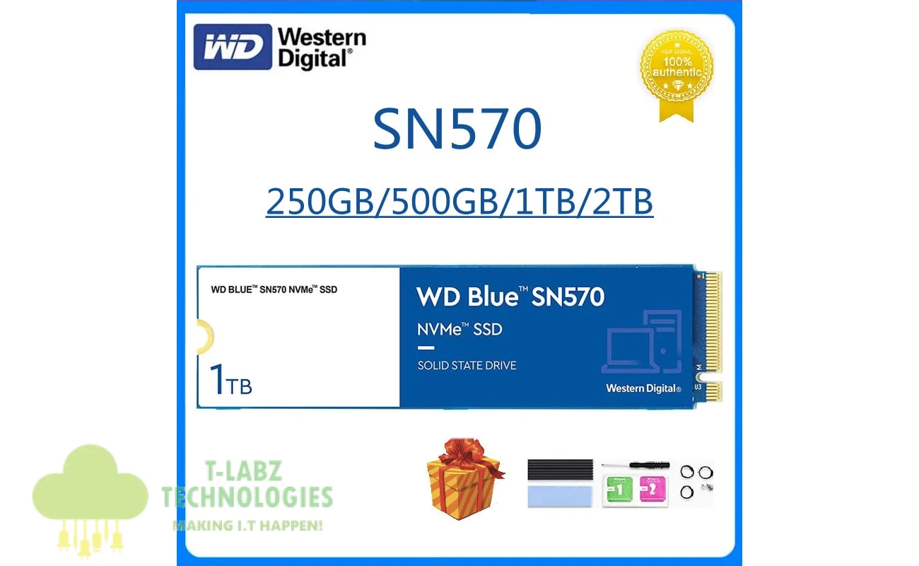 Western Digital WD Blue SN570 1TB 500GB 250GB 2TB SSD PCIe3.0*4 m.2 2280 Internal Solid State Drive For laptops PC Original_1 1