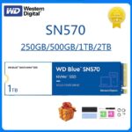 Western Digital WD Blue SN570 1TB 500GB 250GB 2TB SSD PCIe3.0*4 m.2 2280 Internal Solid State Drive For laptops PC Original_1 1