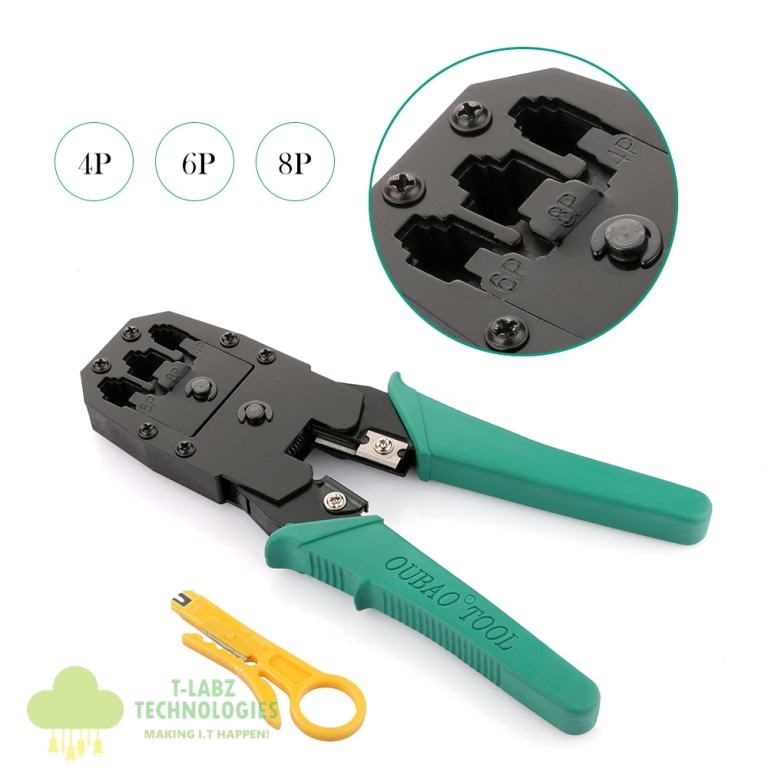RJ45 Crimper Crimping Pliers Portable Ethernet Network Cable Cutting Tools Kits Stripper Punch Down RJ12 RJ11 Cat5 Cat6 8P/6P/4P_1 1