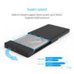 ORICO 2.5 inch External Hard Drive Enclosure USB3.0 to SATA HDD Case Compatible with 2.5 inch 7mm-9mm HDD / SSD up to 2TB 3