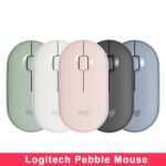 Logitech Pebble M350 Wireless Mouse Bluetooth 1000DPI 2.4GHz Silent Slim Tiny USB Receiver Fast Tracking Computer Laptop Tablet 1