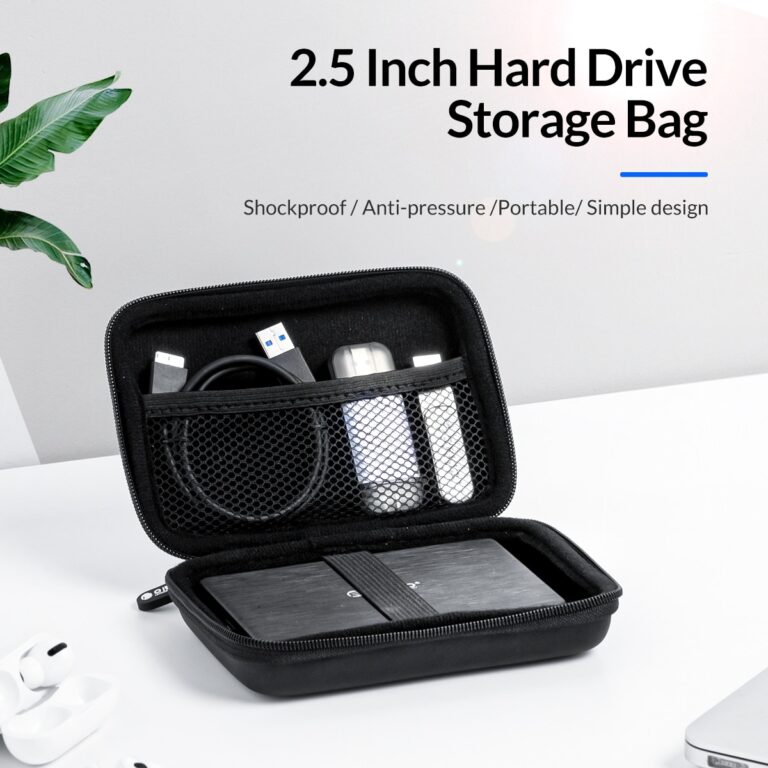 ORICO PHB-25 2.5" 2.5 Inch Protection Bag for External Portable HDD Box Case-Blue/Black/Pink 2
