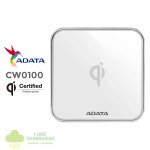 ADATA CW0100 Wireless Charging pad - White (Unboxed Deal) - Image 2