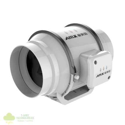 AMX 150mm Mixed Flow Industrial Inline Duct Fan