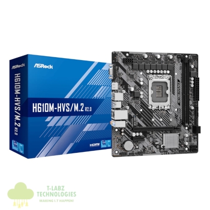 ASRock H610M-HVS/M.2 R2.0 Intel LGA 1700 m-ATX Motherboard