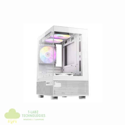 Antec CX200M Elite Micro-ATX | ITX RGB Mini-Tower Gaming Chassis - White