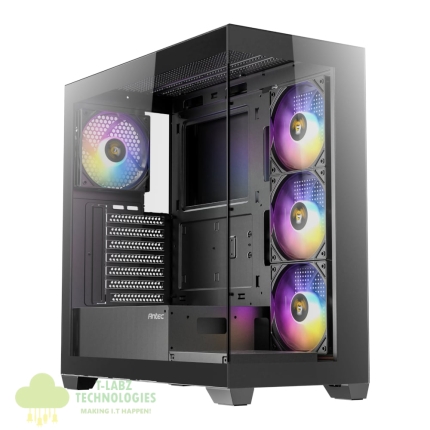 Antec CX300 ARGB ATX Gaming Chassis - Black