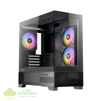 Antec CX500M ARGB Gaming Chassis | M-ATX | ITX | Type-C - Black