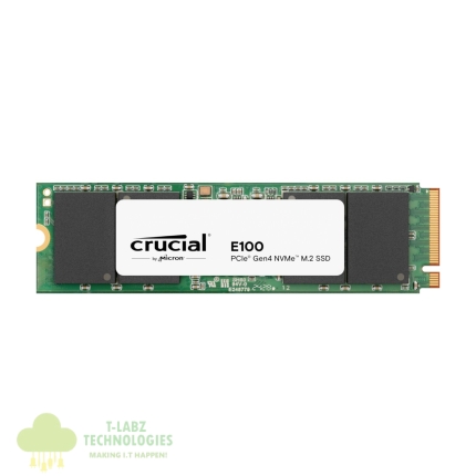 Crucial E100 1TB PCIe Gen4 2280 NVMe M.2 SSD