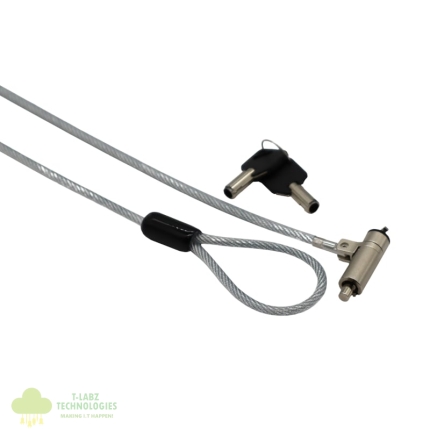 GIZZU 1.8m Nano Key Lock Security Cable with Key