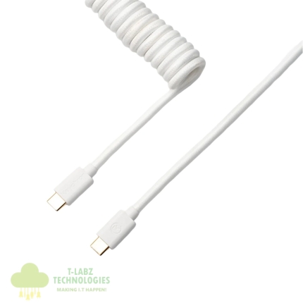 Keychron Coiled Aviator White Cable