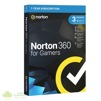 Norton 360 for Gamers (3 Device/Up to 50GB)
