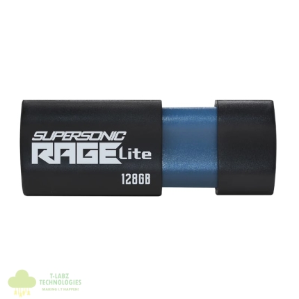 Patriot Rage Lite 128GB USB3.2 Flash Drive - Black