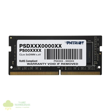 Patriot Signature Line 4GB DDR4 2666MHz Single Rank SODIMM Notebook Memory