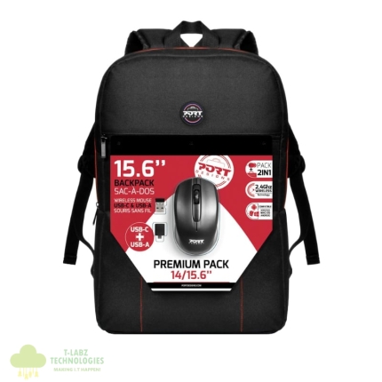 Port Designs PREMIUM BP PACK 14/15.6" Combo