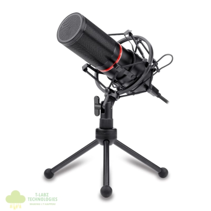 REDRAGON BLAZAR Cardioid USB Gaming Mic and Tripod - Black