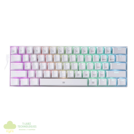 REDRAGON DRAGONBORN Wired Mechanical Keyboard RGB67Key Design - White