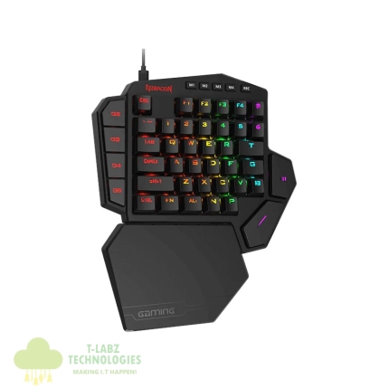 REDRAGON Diti Elite Pro One-Handed RGB Wireless Mechanical Gaming Keyboard - Black