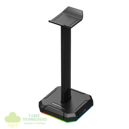 Redragon HA300 Scepter Pro RGB Headset Stand with USB Hub (4 x USB 2.0, RGB Lighting)