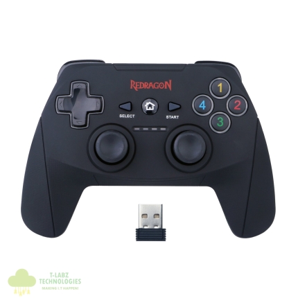 Redragon HARROW Wireless X/D-input(Digital/Analog) PC Controller - Black