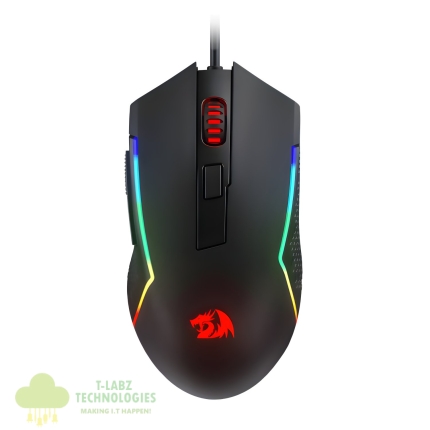 Redragon M616 TRIDENT 10000DPI RGB Gaming Mouse - Black