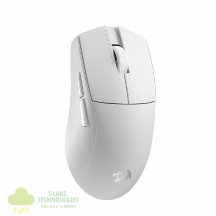 Redragon M916 PRO 1K 3-Mode Wireless Gaming Mouse – White