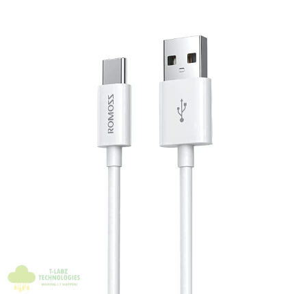 Romoss USB to Type-C 3A Cable - White