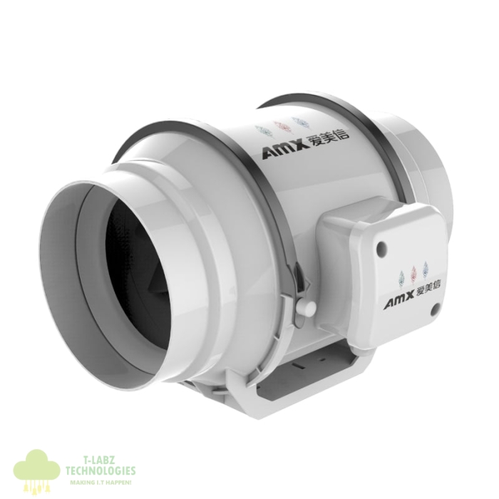 AMX 150mm Mixed Flow Industrial Inline Duct Fan - Image 1