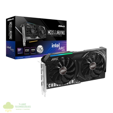 ASRock Intel Arc B580 Challenger OC 12GB GDDR6 192-BIT Graphics Card