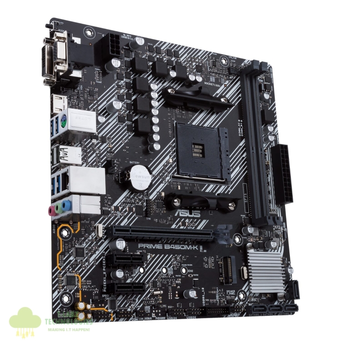 ASUS PRIME B450M-K II mATX Motherboard - AM4, DDR4, HDMI, M.2, USB3.2 - Image 5