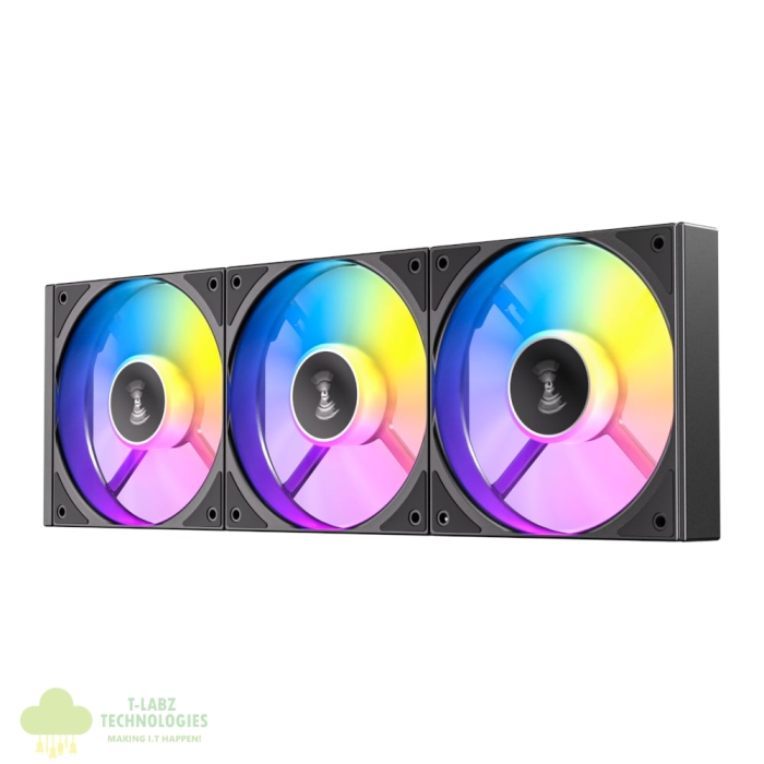 Antec Connect 120 Reverse ARGB PWM Fan 3 Pack - Black - Image 4