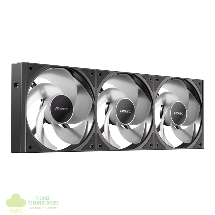 Antec Connect 120 Reverse ARGB PWM Fan 3 Pack - Black - Image 5