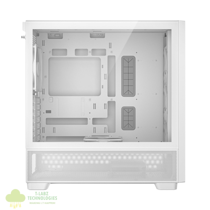 Antec FLUX Mid-Tower E-ATX Gaming Chassis Wood Front Panel - White - Image 3