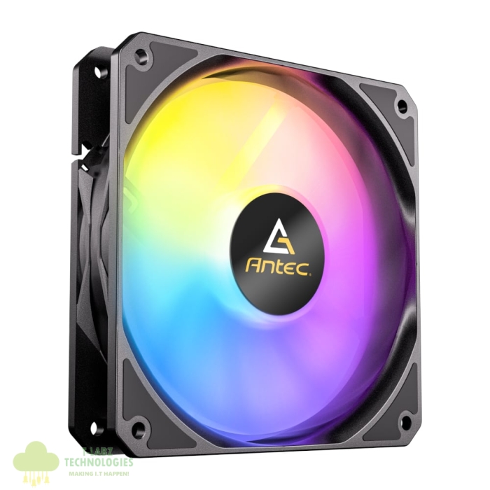 Antec P12 PWM 120mm ARGB Reverse Case Fan - Black - Image 3