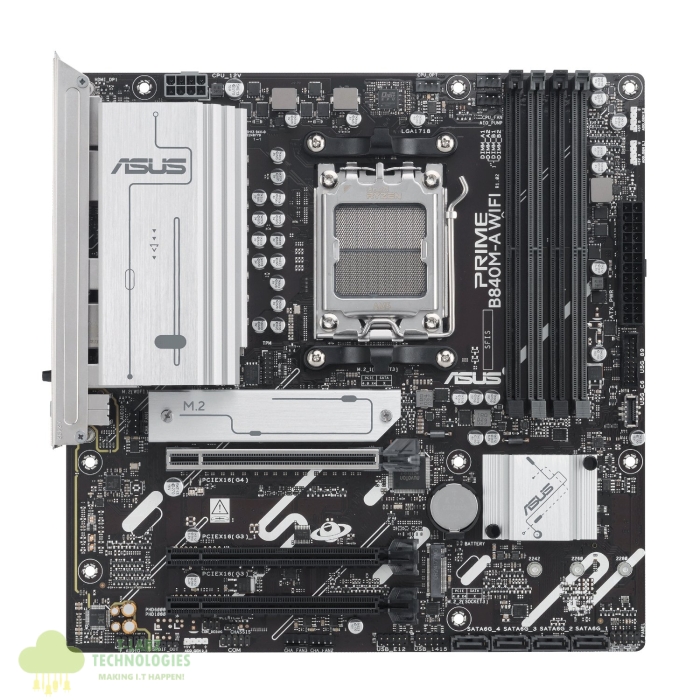 Asus PRIME B840M-A WIFI M-ATX Gaming Motherboard - Image 2