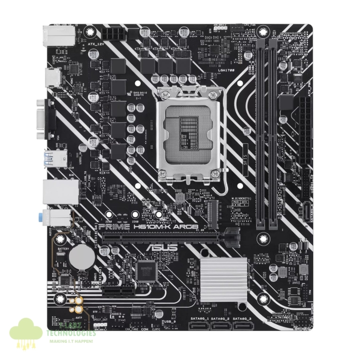 Asus PRIME H610M-K ARGB Intel LGA1700 M-ATX Motherboard - Image 2
