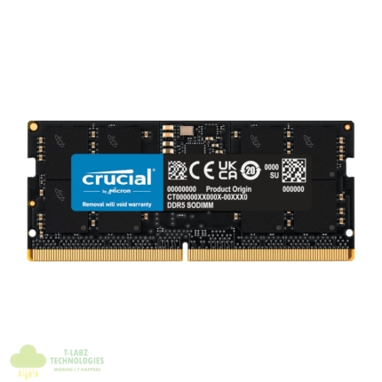 Crucial 16GB 5600MHz DDR5 SODIMM Notebook Memory