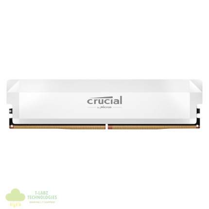 Crucial Pro Overclocking 16GB 6000Mhz DDR5 Desktop Memory White