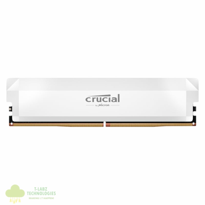 Crucial Pro Overclocking 16GB 6000Mhz DDR5 Desktop Memory White - Image 1