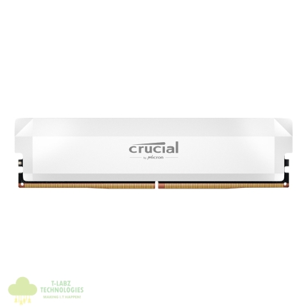 Crucial Pro Overclocking 16GB 6400Mhz DDR5 Desktop Memory White