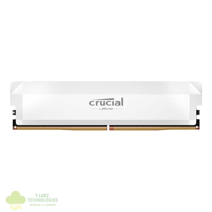 Crucial Pro Overclocking 16GB 6400Mhz DDR5 Desktop Memory White - Image 1