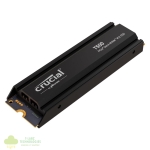 Crucial T500 1TB M.2 NVMe Gen4 with Heatsink NAND SSD - Image 2