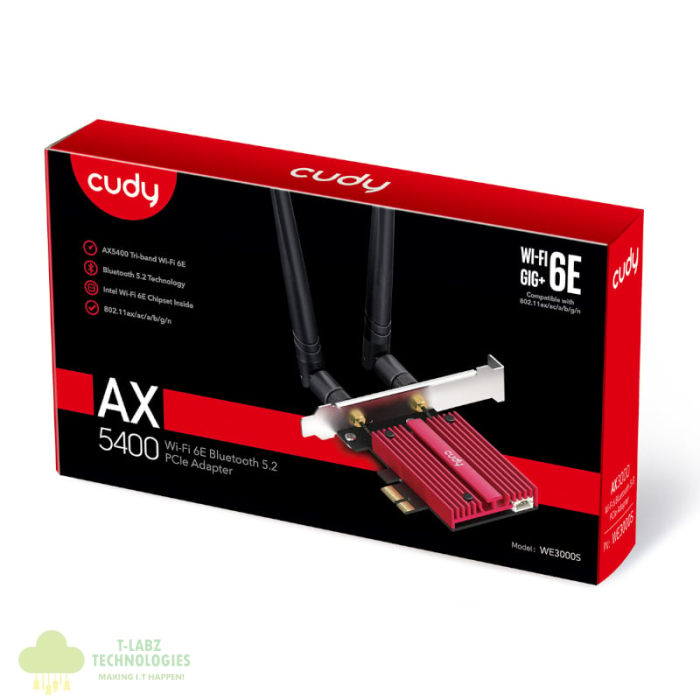 Cudy AX5400 WiFi 6E PCI Express Adapter - Image 2