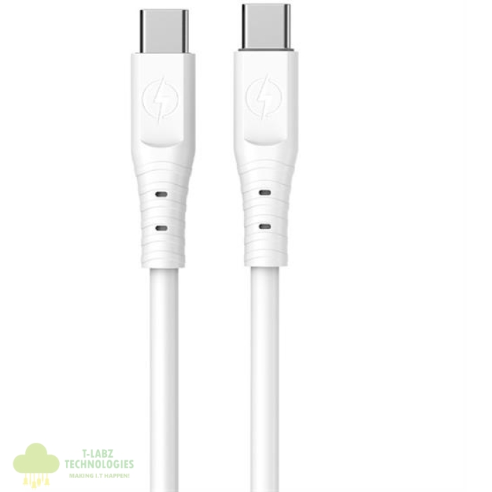 Ezra TypeC To TypeC 2meter PD20w White Cable - Image 1