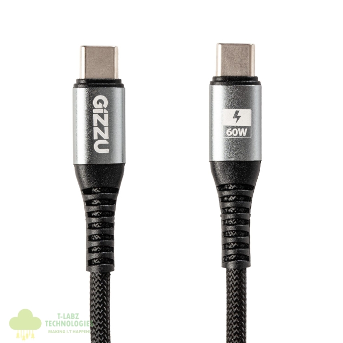 GIZZU 60W 480Mbps Type-C 1m Cable - Image 2