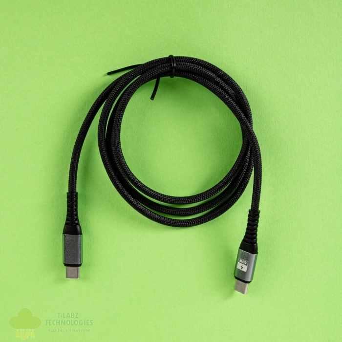 GIZZU 60W 480Mbps Type-C 1m Cable - Image 3