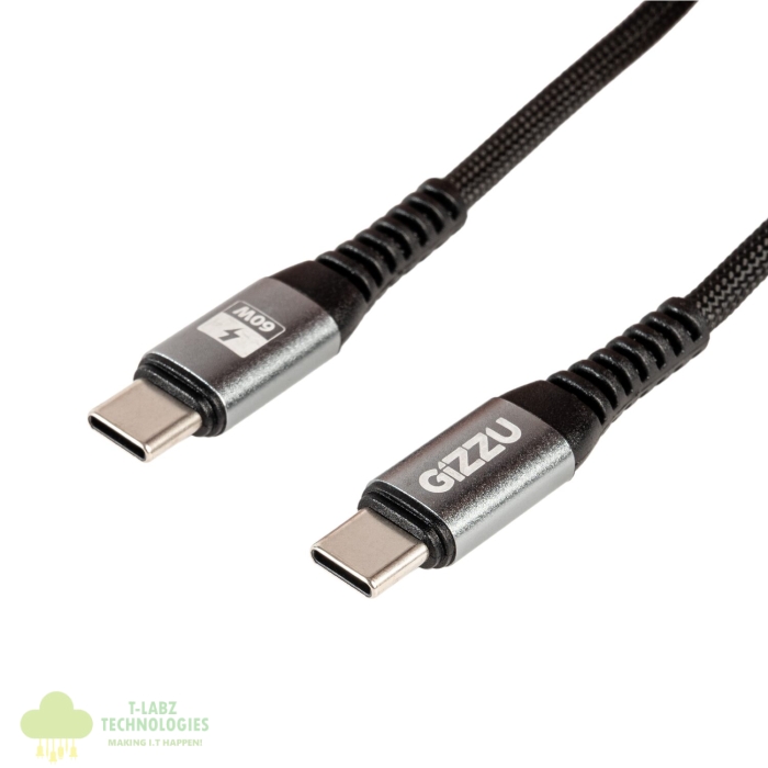 GIZZU 60W 480Mbps Type-C 1m Cable - Image 1